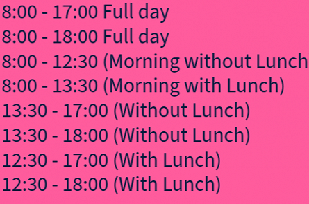 Our sessions